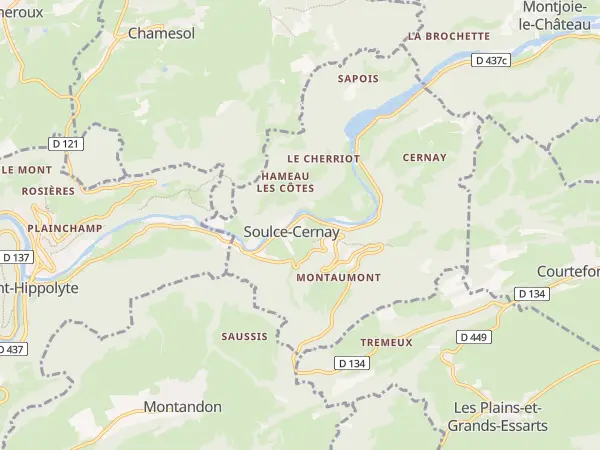 Plan de Soulce-Cernay