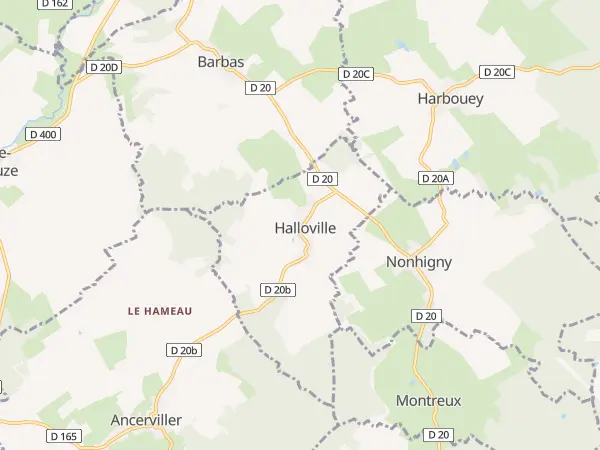 Plan de Halloville