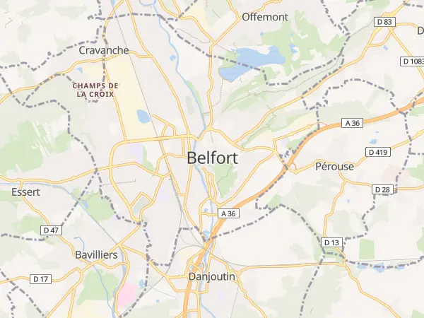 Plan de Belfort