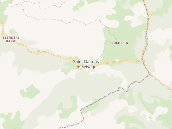 Plan de Saint-Dalmas-le-Selvage