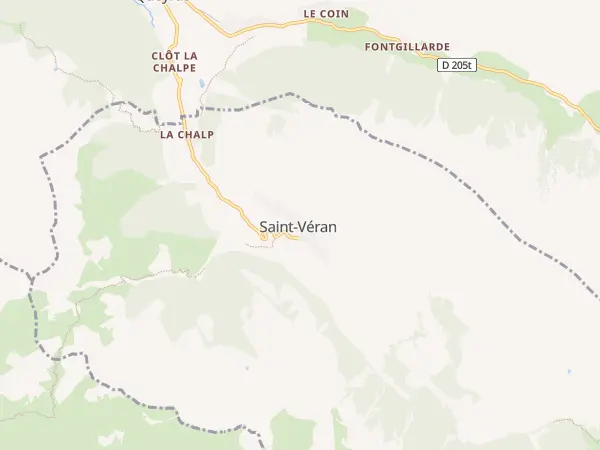 Plan de Saint-Véran