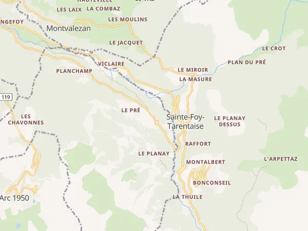 Plan de Villaroger