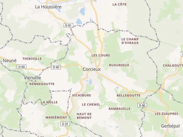 Plan de Corcieux