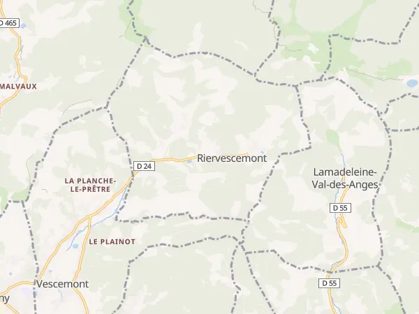Plan de Riervescemont