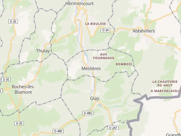 Plan de Meslières