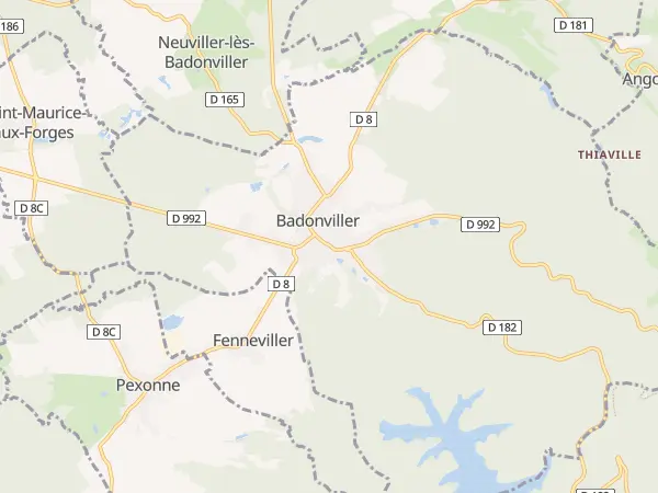 Plan de Badonviller