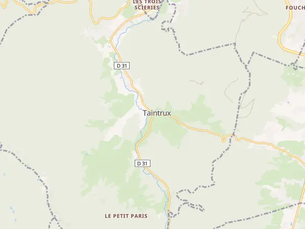 Plan de Taintrux
