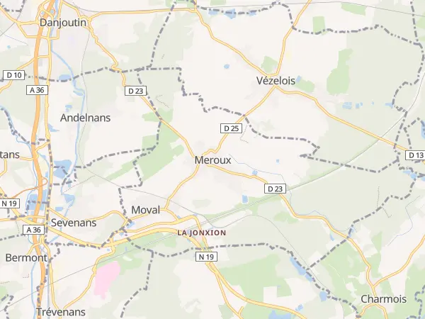 Plan de Meroux-Moval