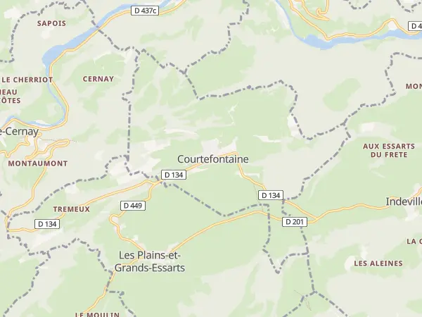Plan de Courtefontaine