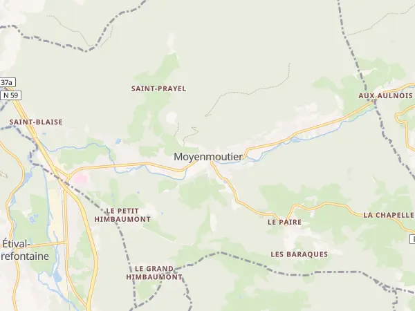Plan de Moyenmoutier