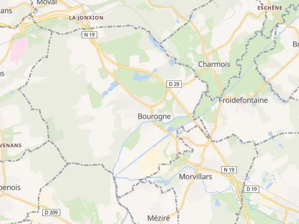 Plan de Bourogne