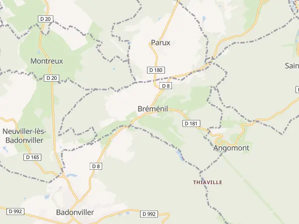Plan de Bréménil