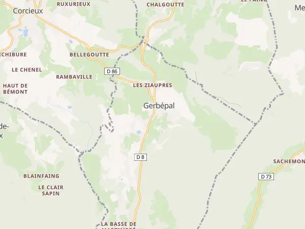Plan de Gerbépal