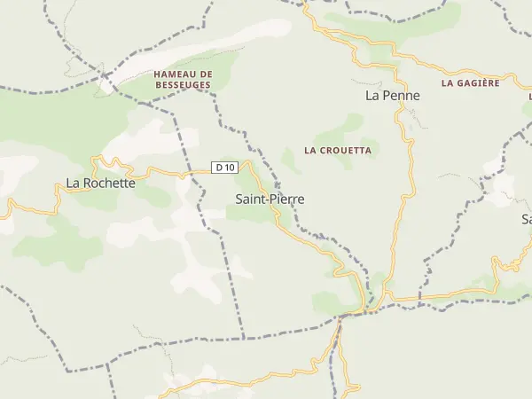 Plan de Saint-Pierre