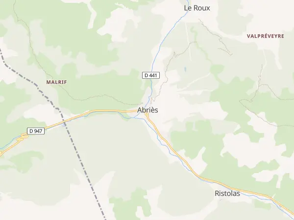 Plan de Abriès-Ristolas
