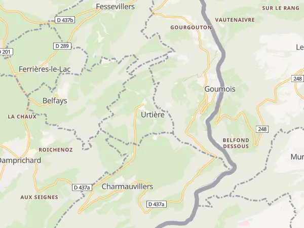 Plan de Urtière