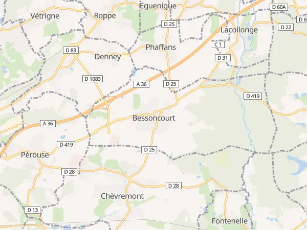 Plan de Bessoncourt