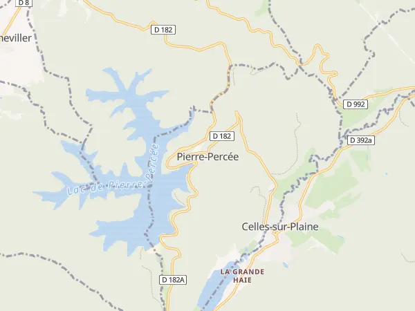 Plan de Pierre-Percée