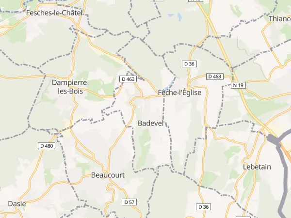 Plan de Badevel