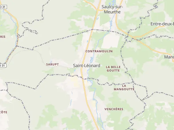 Plan de Saint-Léonard