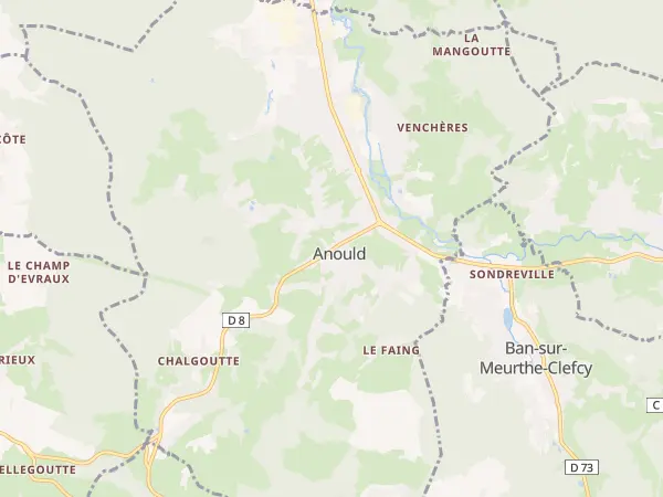 Plan de Anould