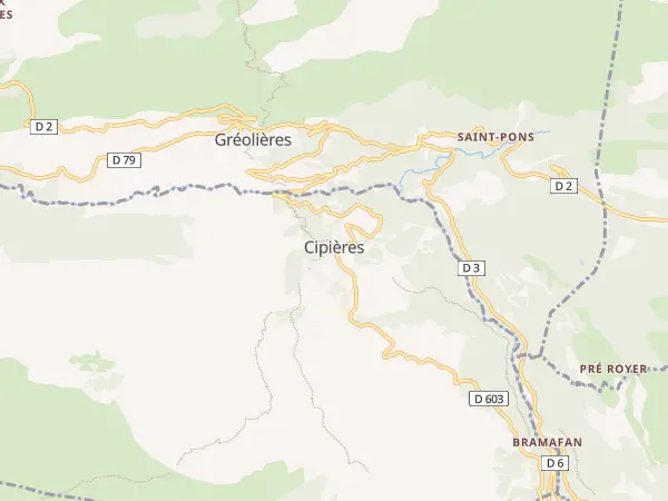 Plan de Cipières