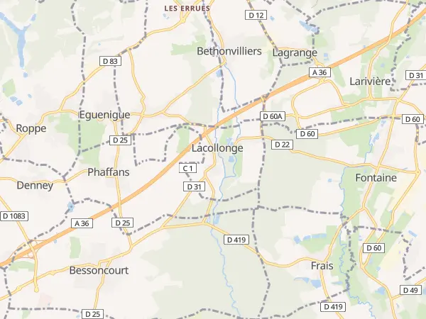 Plan de Lacollonge