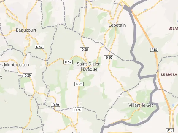 Plan de Saint-Dizier-l’Évêque
