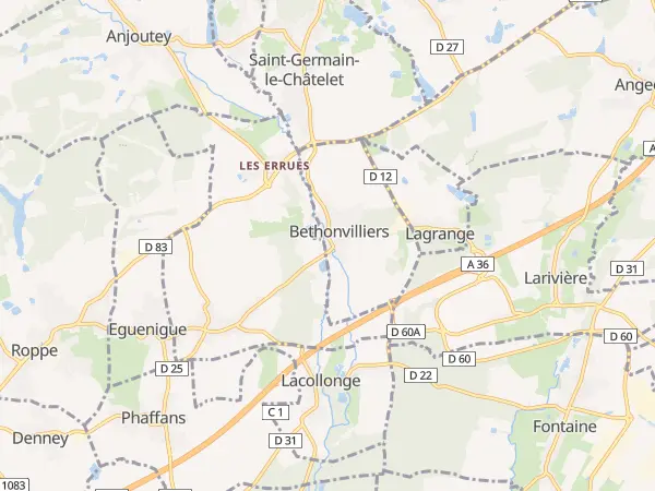 Plan de Bethonvilliers