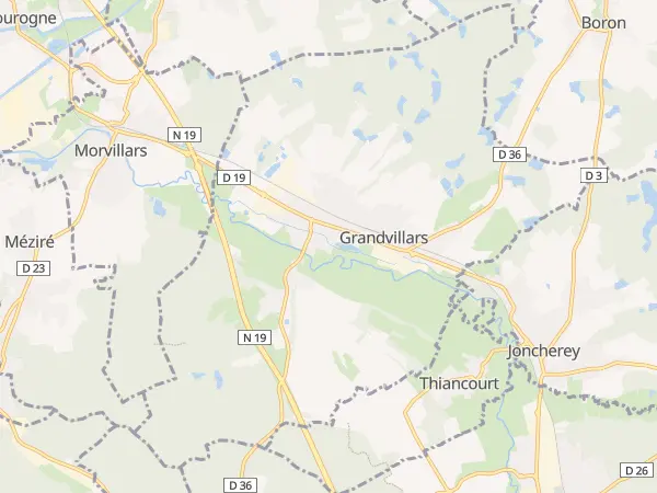 Plan de Grandvillars