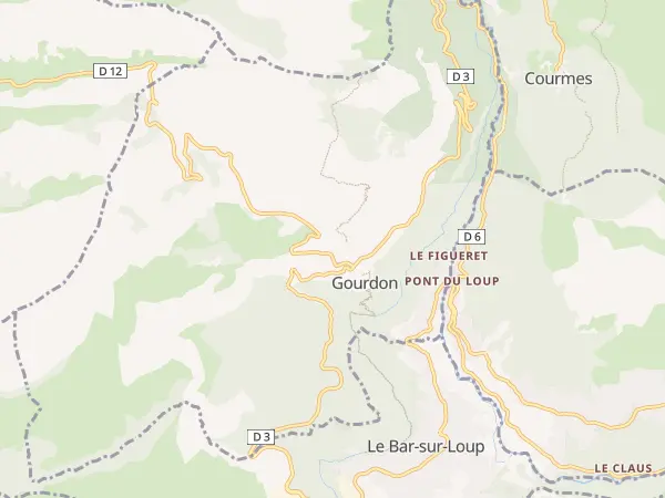 Plan de Gourdon