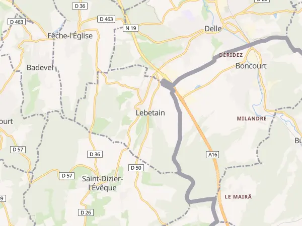 Plan de Lebetain