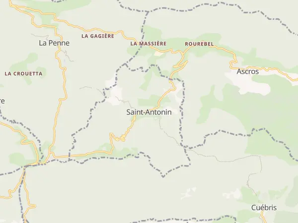 Plan de Saint-Antonin