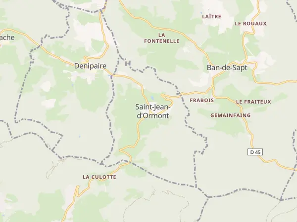 Plan de Saint-Jean-d’Ormont