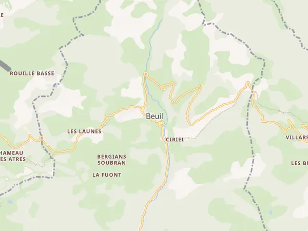 Plan de Beuil