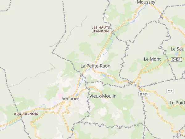 Plan de La Petite-Raon
