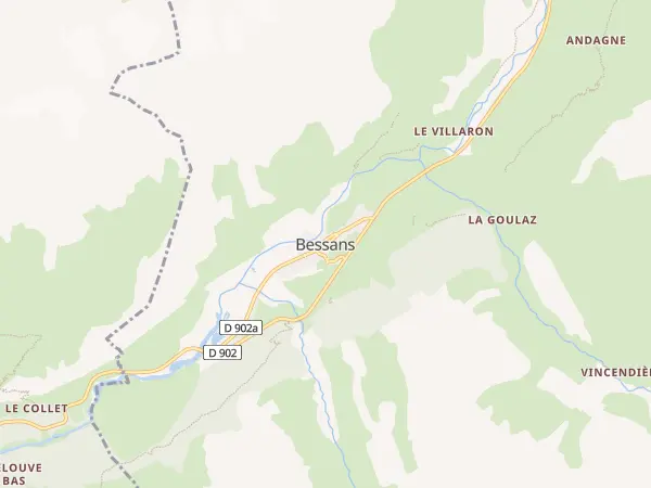 Plan de Bessans