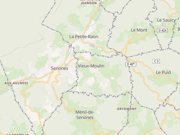 Plan de Vieux-Moulin