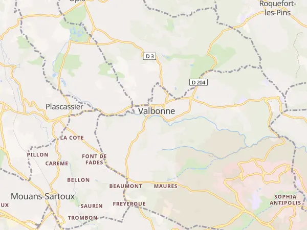 Plan de Valbonne