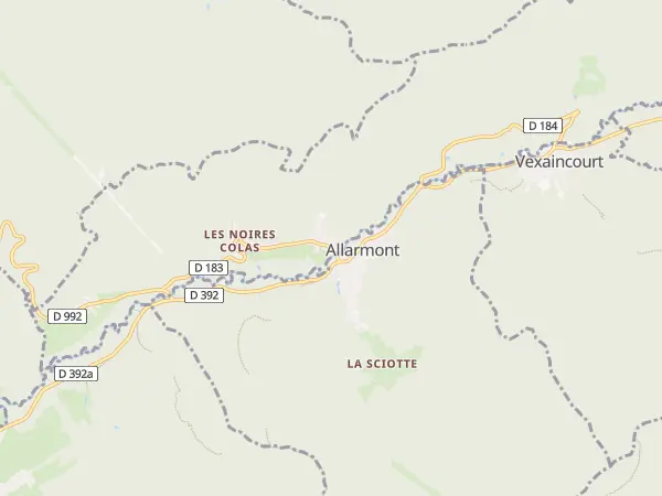 Plan de Bionville