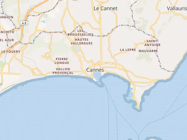 Plan de Cannes