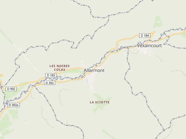 Plan de Allarmont