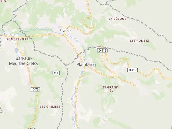 Plan de Plainfaing