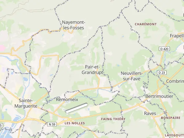 Plan de Pair-et-Grandrupt