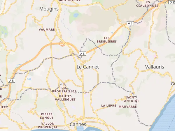 Plan du Cannet