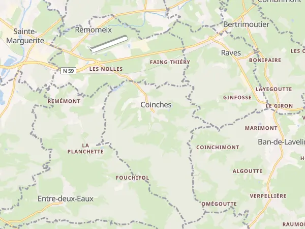 Plan de Coinches