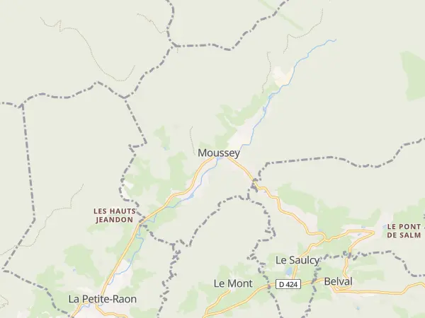 Plan de Moussey