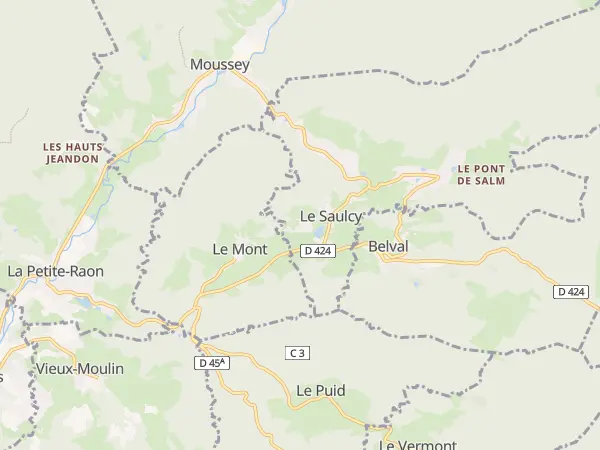 Plan du Saulcy