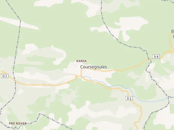 Plan de Coursegoules