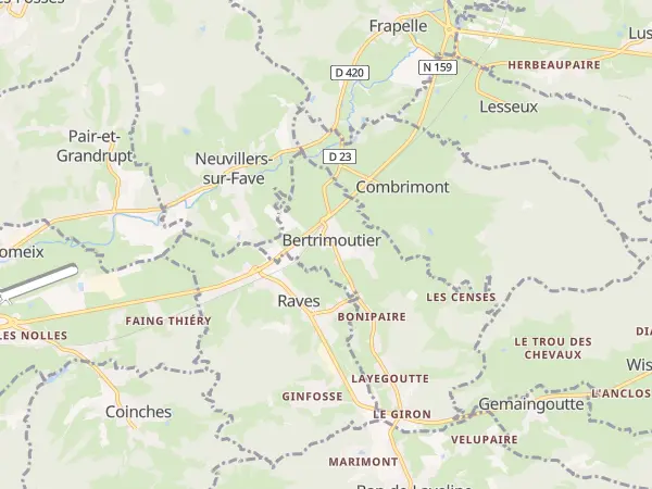 Plan de Bertrimoutier